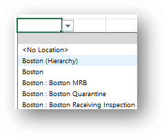 Dropdown Boston Options