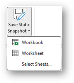 Export to static copy