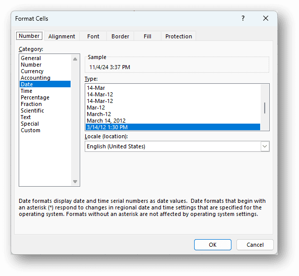 Time Format